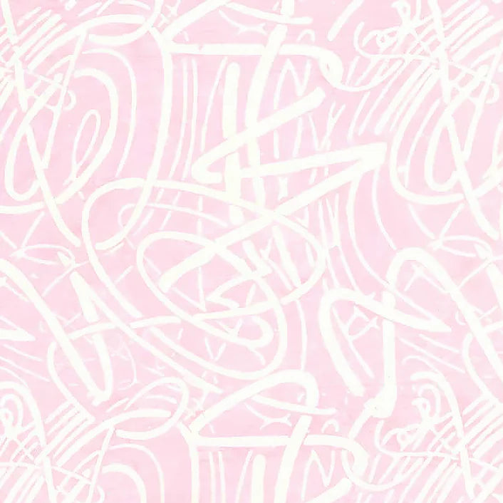 Scribbles Batiks Scribbles Pink Blush by Banyan Batiks by the yard