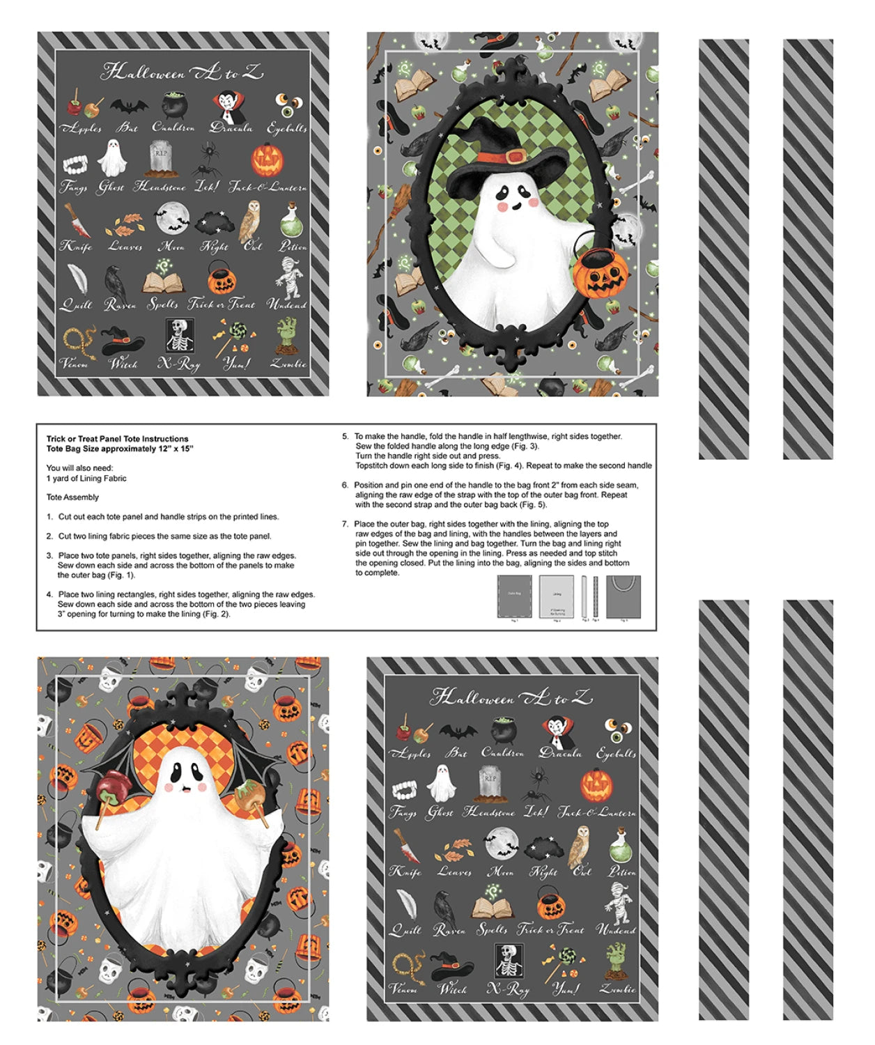 Gray Treat Bags Panel