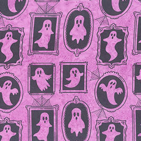 Haunted House Lilac Ghost from Northcott, by the yard
