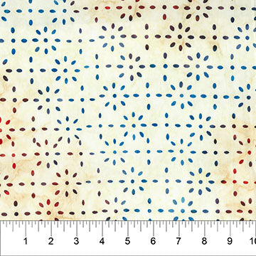 Celebrating 250 Years Cream Multi, from Banyan Batik by the yard