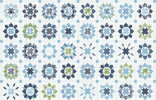 Nantucket Summer Multi 55268 11 Moda by the yard