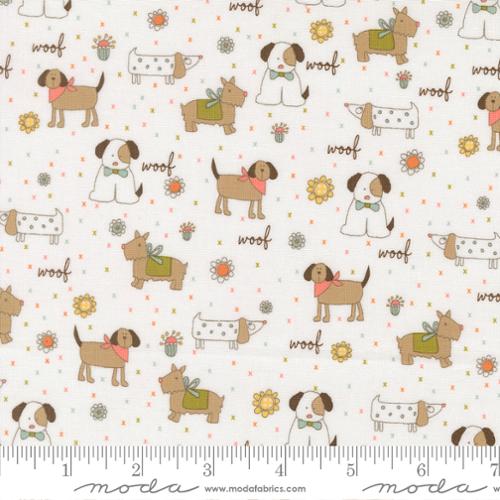 Lucky Puppy Parade Cloud 55700 11 Moda by the yard