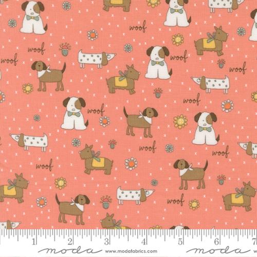 Lucky Puppy Parade Flower 55700 13 Moda by the yard