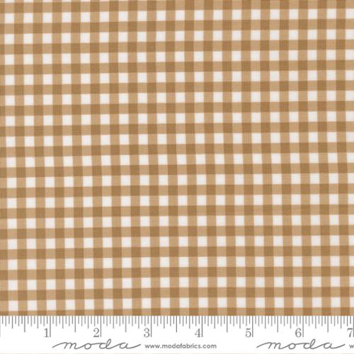 Lucky Gingham Sand 55707 17 Moda by the yard
