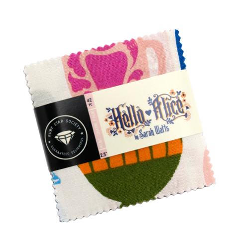 Hello Alice Mini Charm RS2120MC Ruby Star Precut