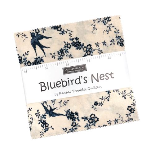 Bluebirds Nest Charm Pack 9800PP Moda Precuts