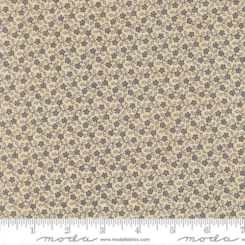 Bluebirds Nest Tan Blue 9806 21 Moda by the yard