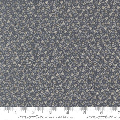 Bluebirds Nest Mid Blue 9806 34 Moda by the yard