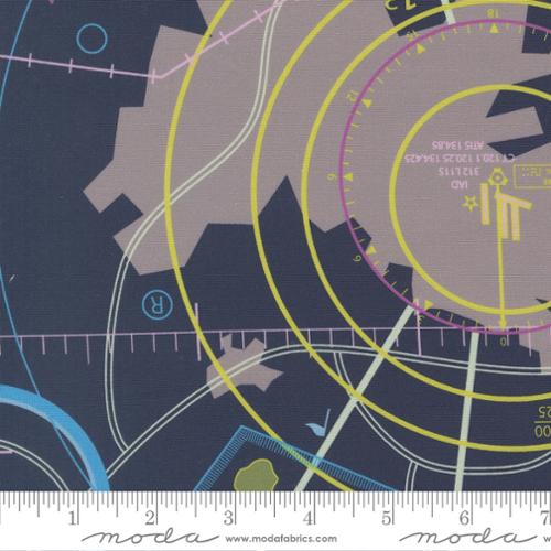 High Flight Navy 45060 18 Moda by the yard