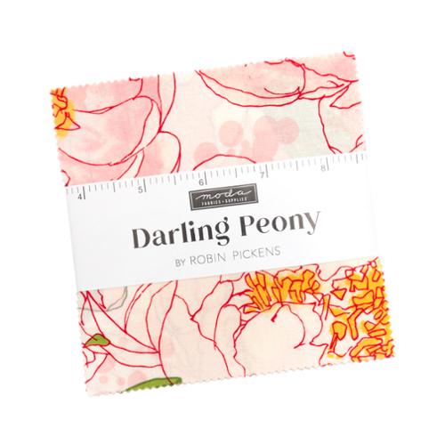Darling Peony Charm Pack 48790PP Moda Precuts