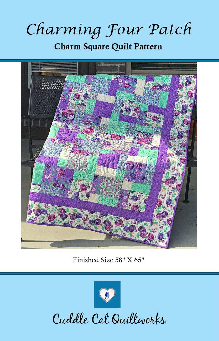 Charming Four Patch Quilt Pattern for Charm Squares
