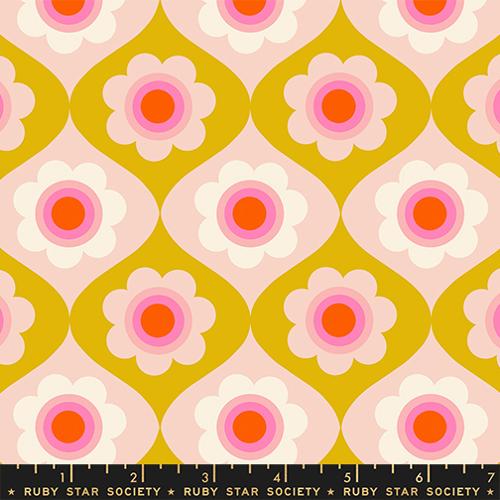 Trinketry Goldenrod RS0114 14 Ruby Star by the yard