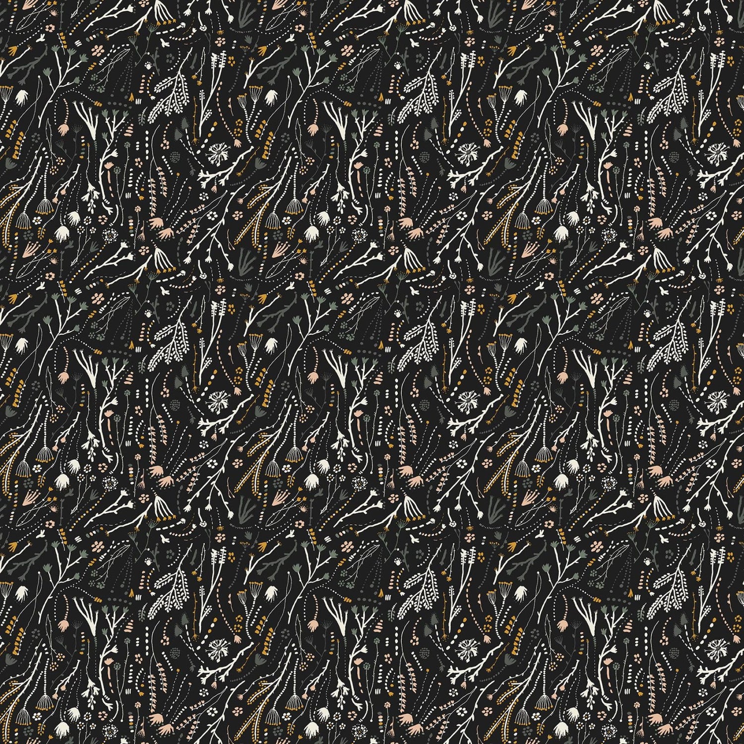 Northcott FIGO Autumn Forage Black Branches by the yard