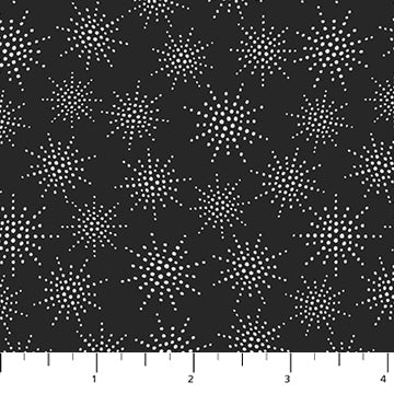 Snowfall from Figo, Black Sparkle, by the yard