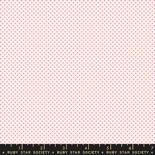 Mystic Fable Neon Pink Ruby Star by the yard