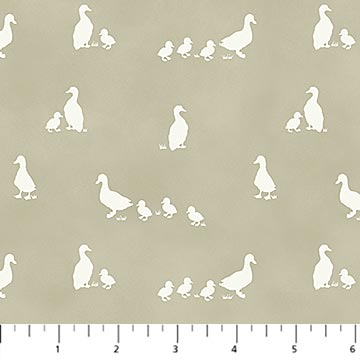 Green Ducklings, Tiny Waddles from Figo, by the yard