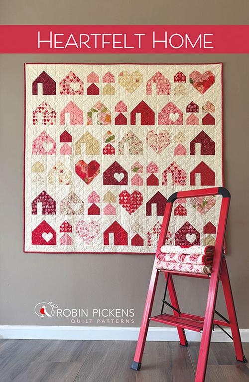 Pre Order Darling Peony Heartfelt Home Quilt Kit from Robbin Pickens, Pre Order, Ships November 2025