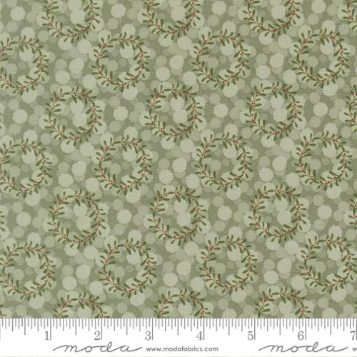 Gingerbread Lane Mistletoe 26155 13 Moda by the yard