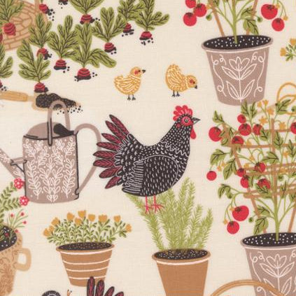 The Henhouse Cloud 48430 11 Moda by the yard