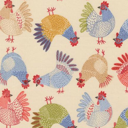 The Henhouse Cloud 48433 11 Moda by the yard