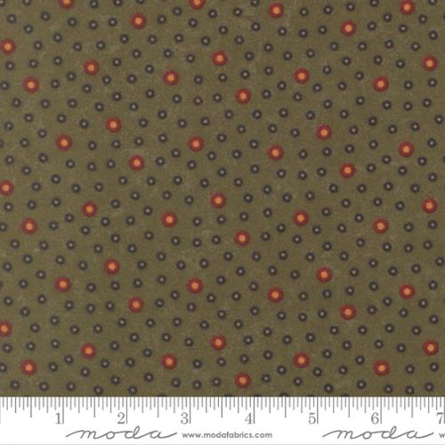 Flannel Season Grass from Kansas Troubles 9845 15F Moda by the yard