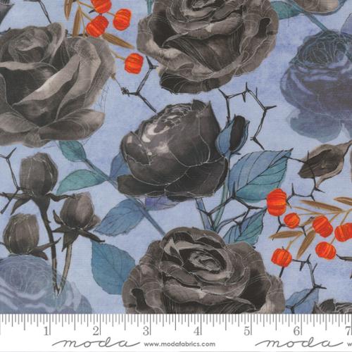 Coven Sky Rose Large Floral 48800 11 Moda by the yard