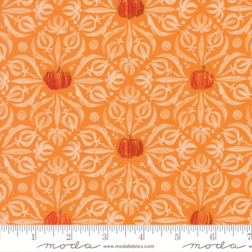 Coven Pumpkin Medallion Tiles 48802 12 Moda by the yard