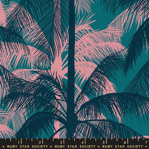 Poolside Too Canvas Storytime RS5204 17L Ruby Star by the yard