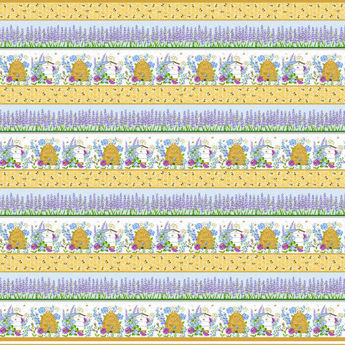 Henry Glass, Buzzy Bee , border print-
