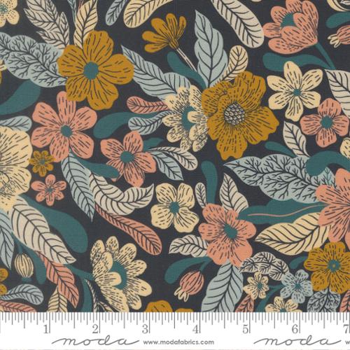 Feather Forest Bloom Midnight 14140 19 Moda by the yard