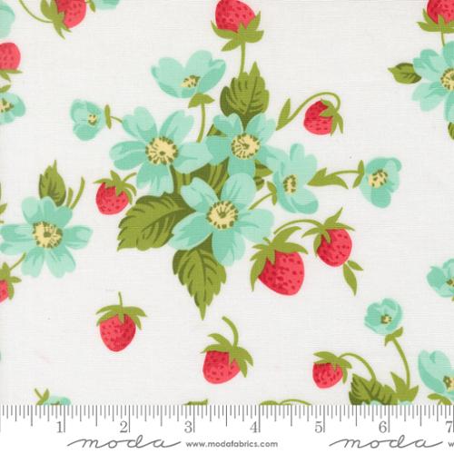 Bloomsberry White 55350 11 Moda, by the yard