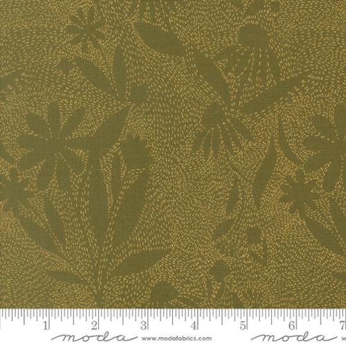 Ladybug Whimsy Metal Grass 48445 17M Moda by the yard