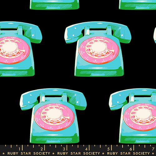 Sparkle Mart Black RS0121 18 Ruby Star by the yard