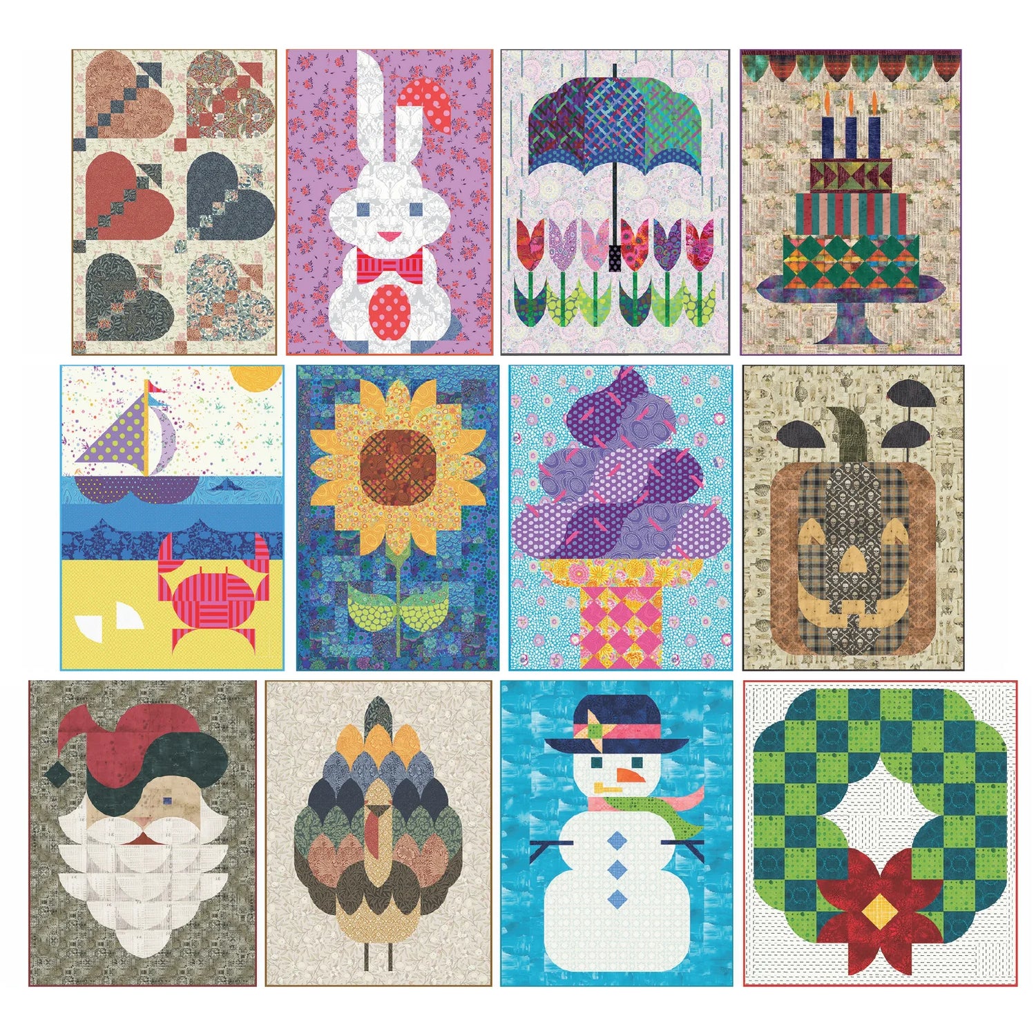 Posh Seasonal Club - Kit of the Month from Freespirit Fabrics, Sew Kind of Wonderful and North Shore Quilting... Reservation, ships Jan/Feb of 2026!
