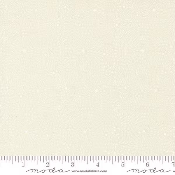 Starry night in cloud white by gingiber by moda