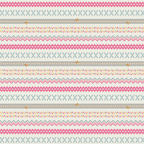 Crochet  Bound , 2.5" printed binding fabric