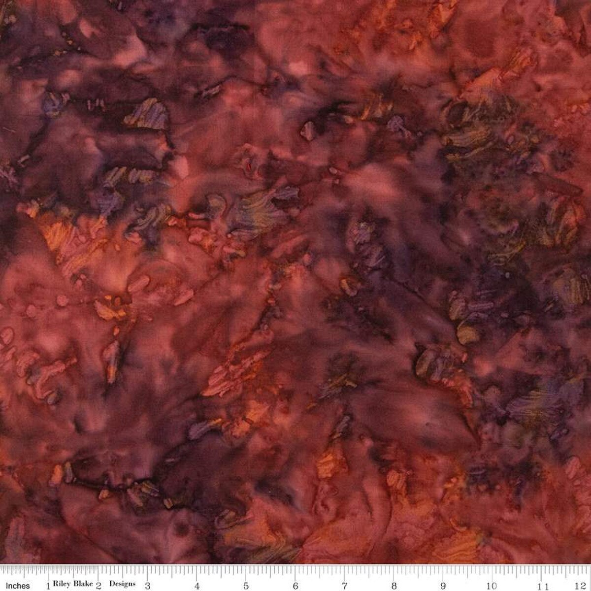 Expressions Batiks Elementals Color Play Mottled Mocha Chestnut by the yard