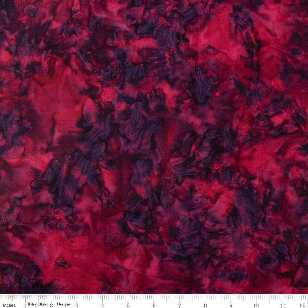Expressions Batiks Elementals Color Play Mottled Raspberry Nightshade  by the yard