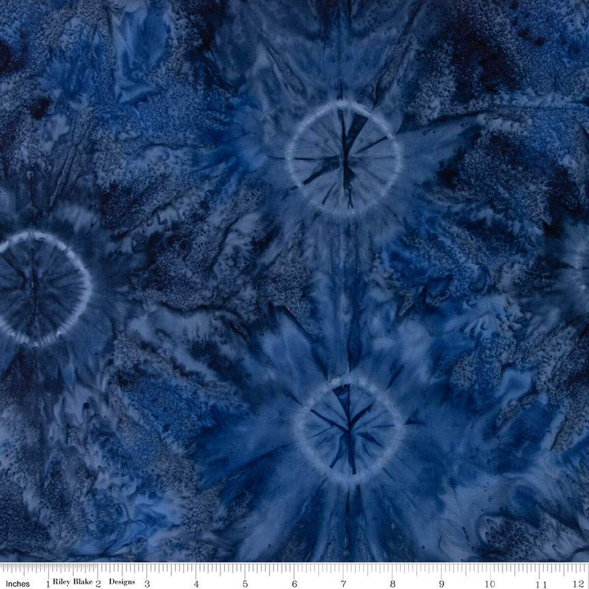 Expressions Batiks Express Yourself! Contemporary Twist Moody Blues by the yard from Riley Blake