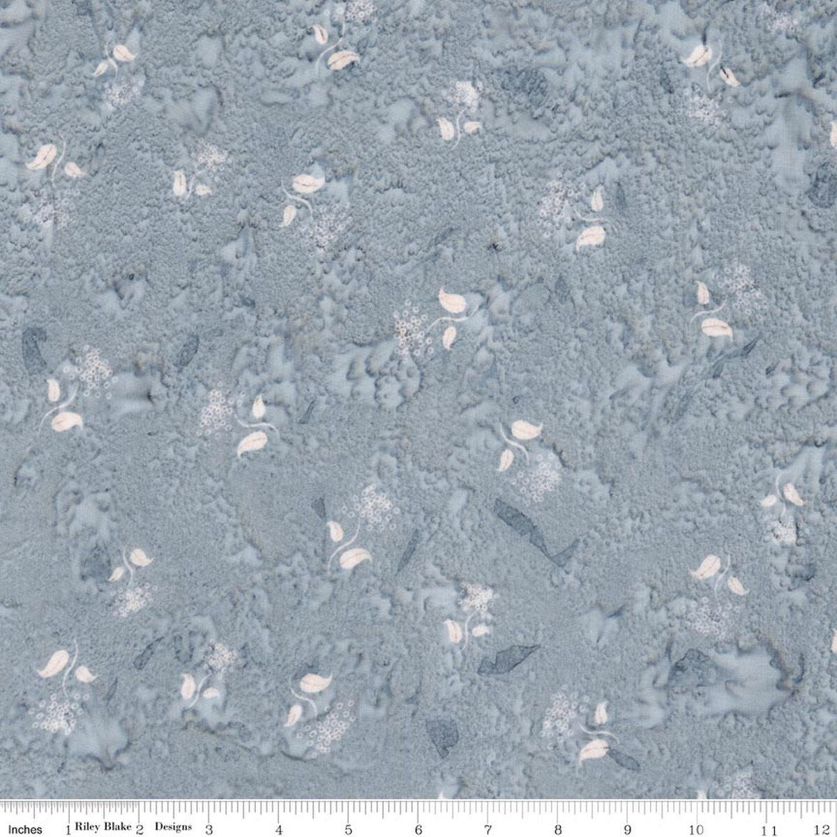 Batiks Wild Blossoms Sew Soft Rayon Pearl River by the yard from Riley Blake