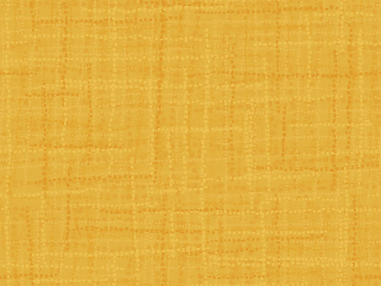 All New York Shop Hop Fabric: Saffron Grasscloth Cotton - 1 Yard