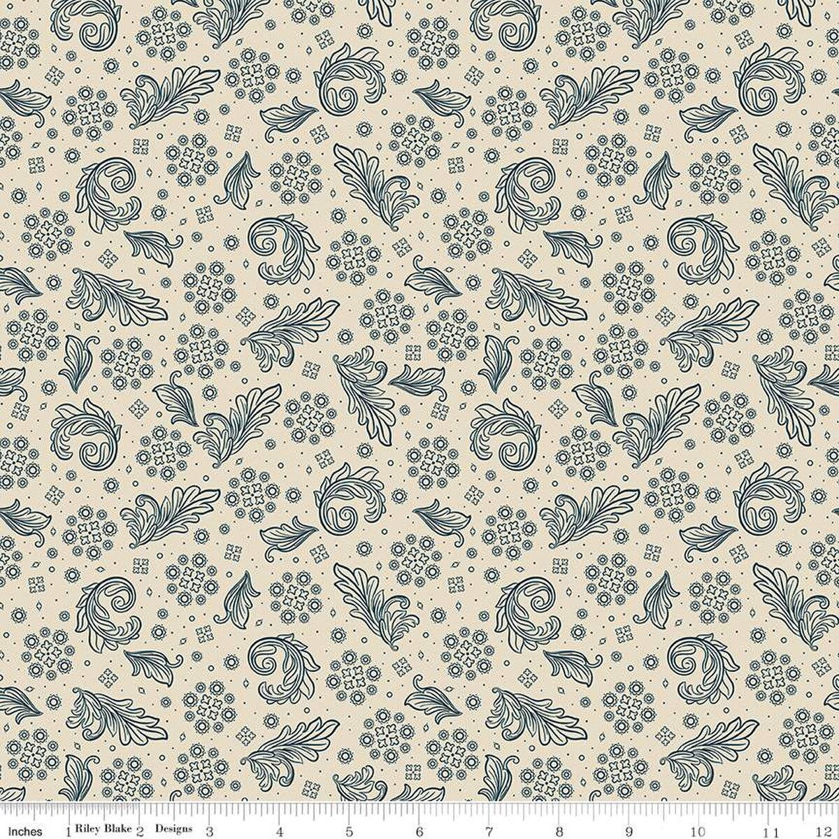 Cheddar at Twilight Scarf Cream from Riley Blake by the yard