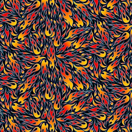 Timeless Treasure-flames by the yard