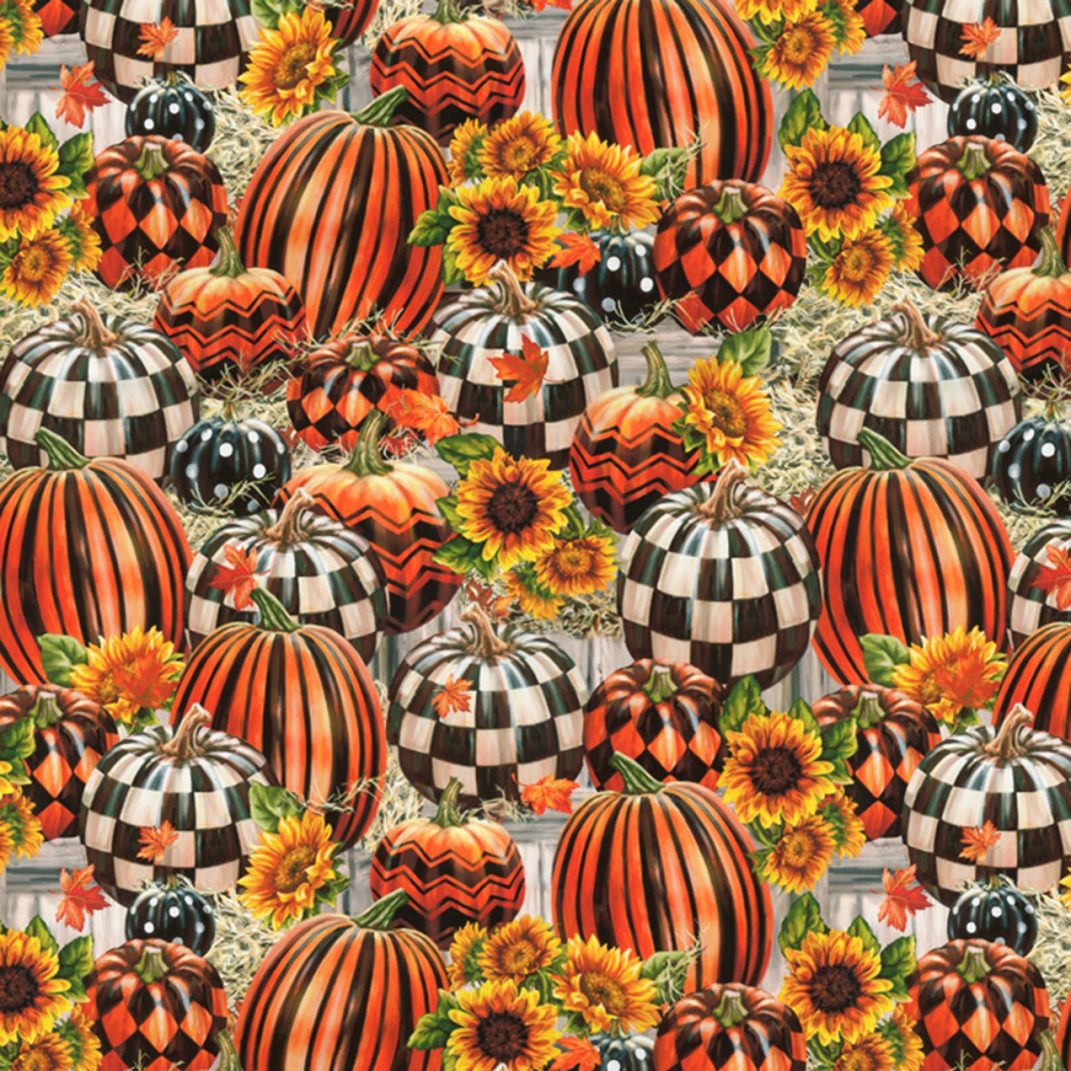 Pumpkins from Timeless Treasures by the yard