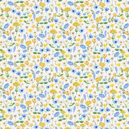 Cream Mini Floral from Timeless Treasure by the yard