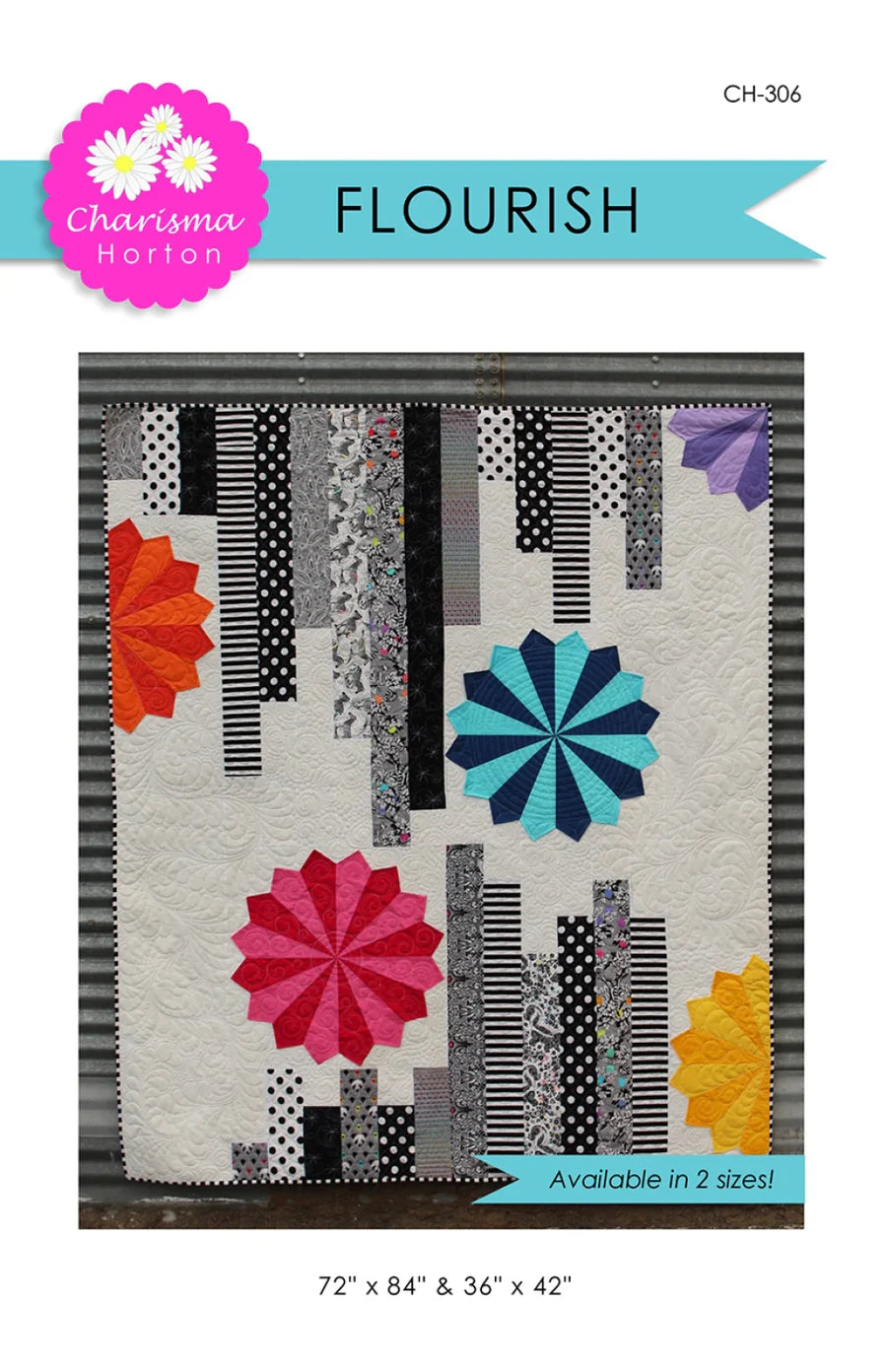 Flourish Quilt Pattern Printed pattern packet