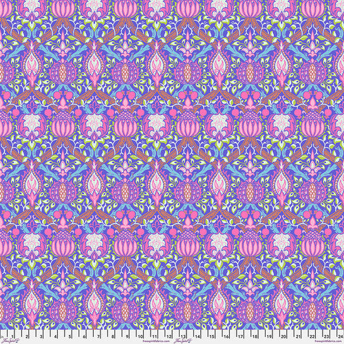Granada - Purple || Kaffe x Morris & Co. Cotton Lawn by the yard