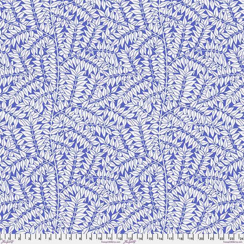 Branches - Blue || Kaffe x Morris & Co. Cotton Lawn by the yard