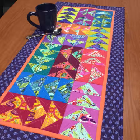 Run with Barb & Scissors: Flying Geese Table Runner June 13, 10:30-4pm