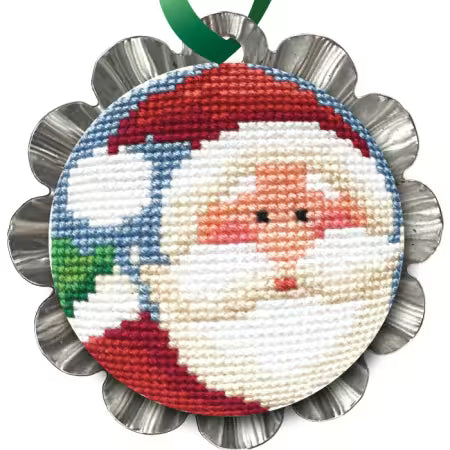 Jolly Santa Tin Kit Cross Stitch Kit